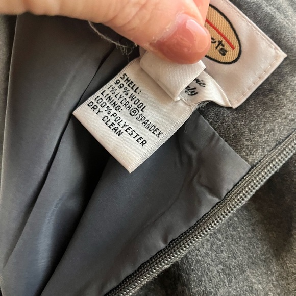Talbots Gray Pencil Skirt Knee-Length Work - Picture 4 of 6